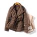 Women's Clothing Women's Slimming Belted Quilted Coat With Lapel Collar - Lightweight Winter Jacket In Black, Khaki, Coffee Brown_ecoleips.com