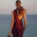 Fashion Sexy Backless Halter Strap Dress Bodycon Long Dress With Ribbon For Trendy Girls Y2K Streetwear_ecoleips.com