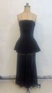 Women's Clothing Trendy Off-Shoulder Bodycon Dress – Stretchable Peplum Mini Dress (S-XL, Black/White)_ecoleips.com