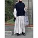 Plus Size Women's Casual Long Sleeve Solid Color Dress – Soft Polyester Fabric, Flowy A-Line Silhouette, Elegant Round Neck & Puff Sleeves_ecoleips.com