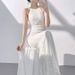 Women's Evening Dress, New Spring And Autumn Style, White, Fishtail Sequin, Elegant, High-end, Light Luxury, Niche,_ecoleips.com
