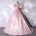 Romantic Pink Tutu Evening Gown – Satin Princess Ballgown For Vocal Performances, Hosting & Special Occasions_ecoleips.com
