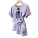 Women's Clothing Short Sleeved Shorts Two Piece Suit For Women Summer New Style Student Loose Foreign Style Age Reducing Fashion Casual Suit_ecoleips.com