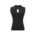 Elegant Women's Top 2025 New Style Commuter Stand Collar Metal Decor Base Knitted Vest For Women Autumn_ecoleips.com