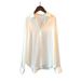 Women's Oversized Satin Long-Sleeved Shirt-A Versatile Autumn Piece With Retro Charm, Perfect For Casual Wear._ecoleips.com
