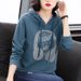 A Thin, Loose Long-Sleeved Base Shirt For Women In Spring And Autumn, And A Large-Sized Hooded Jacket For Middle-Aged Mo_ecoleips.com