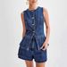 Women's Clothing Spring And Summer Fashion Casual Sleeveless High Waist Denim Suit_ecoleips.com