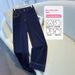 Dark Blue Soft Denim Wide-leg Pants For Women, Spring/autumn 2025 Model, High-waisted, Slimming, Versatile, Loose,_ecoleips.com