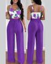 Women's fashion new fashion halter two-piece suit for women_ecoleips.com