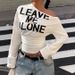 American Retro 2025 Autumn New Style Off-shoulder Printed Letter Sweatshirt For Women, Stylish And Slim-fit Long-sleeve_ecoleips.com
