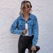 Women's Clothing Ins Fashion Loose Short Denim Jacket Autumn And Winter_ecoleips.com