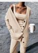 Knted Three-piece Set 2026 Spring And Autumn Cross-border New Lady's Su Long-sleeved Solid Color Women's_ecoleips.com