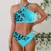 Verve 2025 New Swimsuit Triangle Halter Cross Bikini Two-Piece Plus Size Women's Swimwear_ecoleips.com