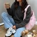 Diyun European And American Simple Fashion Woolen Long Sleeve Solid Color T-Shirt Sweater Women's Clothing 2025 Autumn_ecoleips.com