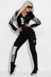 Women's Clothing Autumn And Winter Wing Printed Zipper Hooded Street Shooting Casual Suit_ecoleips.com