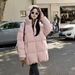 girl Girl Girl Cloud Puff Mid-Length Jacket For Women 2025 Winter New Loose Thickened Warm Hooded Cotton Coat Trendy_ecoleips.com