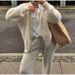 "Women's Casual Long Sleeve Cardigan Sweater - Soft Knit Open Front Coat, Lightweight Loose Fit Round Neck, Solid Color Spring (Yellow/White _ecoleips.com