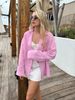 Aria Basics Aria Basics European American Cross-border Foreign Trade 2025 Autumn And Winter New Solid Color Casual Long-sleeve Cardigan_ecoleips.com