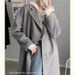 women’s doublebreasted long coat – trendy fall/winter trench jacket (black/khaki/y green, s3xl)_ecoleips.com