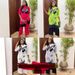 Women's Clothing Pleated Print Black Butterfly Animal Flower Print Top Wide Leg Straight Pants_ecoleips.com