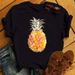 Popular Casual Fashion Spring-summer Colorful Fruit Pattern Short-sleeve Women's T-shirt For Summer_ecoleips.com