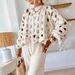 Women's Clothing Casual Solid Color Women's Casual Solid Color Lace Crochet Long Sleeve Sweater – Beach Vacation Boho Top (White, Beige, S/M/L/XL)_ecoleips.com
