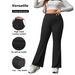 Women's Clothing Yoga Pants Slightly Flared High Waist Slim Spring And Autumn Style Flared Wide Leg Yoga Pants_ecoleips.com