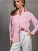 Women's Striped Cardigan Jacket Long Sleeved Russian Style Spring Summer Autumn New Trend Products_ecoleips.com