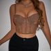 Summer Cross Border Fashion Sexy Nightclub Style Fishbone Steel Ring Navel Baring Slim Fit Hot Girl Solid Color Small Vest A1262_ecoleips.com