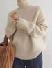 girl New Inner Wear Lazy Style Korean Version Base Shirt Knitted Top Autumn Winter 2025 Thickened High Neck Sweater For Women_ecoleips.com