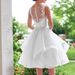 Princess Bride Wedding Dress Short off Shoulder Skirt Sheer Backless Lace Gown New European And American Style 2025_ecoleips.com