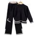 New European American Cross-border Home Wear Set, 2-piece Long-sleeve Knitted Sweater Top And Wide-leg Pants Casual Set_ecoleips.com