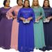 Women's Clothing New Lace Heavy Chiffon Dress_ecoleips.com