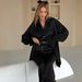 European And American Autumn Winter New Sleeve Long Pants Loose Comfortable Satin Pajama Set Cross-Border Wholesale_ecoleips.com