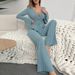 Voya Women's Home Wear Lazy Style Spring And Summer Comfortable Slim Fit Two-piece Set_ecoleips.com