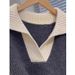 Korean Style Autumn Winter Knit Sweater Women's Loose Fit Soft Pullover Color Block Casual Tops_ecoleips.com