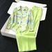 Women's Plus Size Comfortable Printed Two Piece Set Spring Green Loose Fit Wide Leg Pants Shirt Top Skin Friendly Suit_ecoleips.com