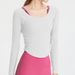 Wrinkle Nude Yoga Top Women's Quick Drying Fitness Clothes High Elastic Tight Sports Long Sleeves_ecoleips.com