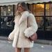 Women's Long Faux Fur Coat Casual Office Lady Street Style Spring/Autumn Outerwear_ecoleips.com