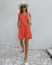 Women's Linen Vest & Shorts Set – Elegant Sleeveless Two-Piece Outfit For Summer, Breathable Cotton Linen Blend, Casual Office Wear_ecoleips.com