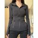 Define Women's Hooded Zipper Cardigan Yoga Wear Sports Jacket Fitness Running Top With Lulu Original Label_ecoleips.com