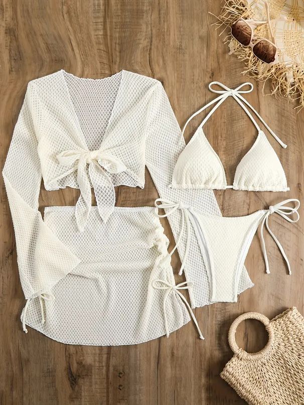 2025 New Bikini Women's European And American Swimwear Sexy Two-Piece Swimsuit Beach Summer Set For Women_ecoleips.com