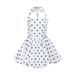 Women's A-Line Skirt Slimming Short Skirt Sexy Hot Girl Waist Cinching Summer Vacation Style Dress_ecoleips.com
