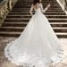 Women's Clothing Long Sleeved Lace Slim And Elegant Trailing Bride Wedding Dress For Women_ecoleips.com