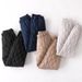 Wide-Leg Women, Autumn Winter Thickened Warm For Middle-Aged And Elderly, Slimming Plus Size Casual Straight-Leg Outer_ecoleips.com