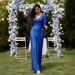 Women's Clothing Long Sleeved V Neck Fishtail Banquet Evening Dress Dress Female _ecoleips.com