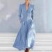 Elegant V-Neck Balloon Sleeve Dress – Satin Wrap Waist With Flared Hem For Weddings & Evening Events (Navy, White, Black, Burgundy, Sky Blue)_ecoleips.com