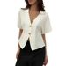 Cross-border Foreign Trade European And American Women's Clothing New Fashion Commuter Irregular Button Cardigan_ecoleips.com