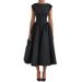Women's Clothing Elegant Sexy Backless Fashion Slim Round Neck Sleeveless Solid Color Dress_ecoleips.com