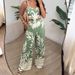Women's Clothing Spring And Summer New Women's Fashion Sexy Printed Suspender Top Wide Leg Suit_ecoleips.com